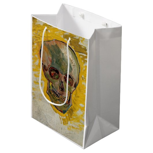 Vincent van Gogh - Skull 1887 #2 Medium Cadeauzakje (Voorkant Gekanteld)