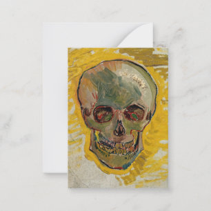 Vincent van Gogh - Skull 1887 #2 Notitiekaartje