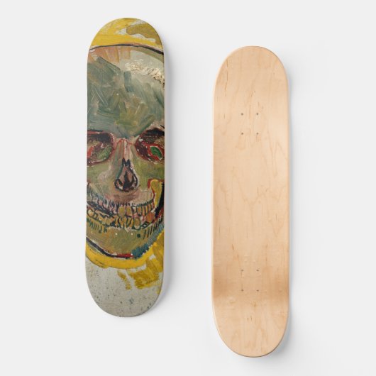 Vincent van Gogh - Skull 1887 #2 Persoonlijk Skateboard (Voorkant)