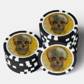 Vincent van Gogh - Skull 1887 #2 Poker Chips (Opstapeling)