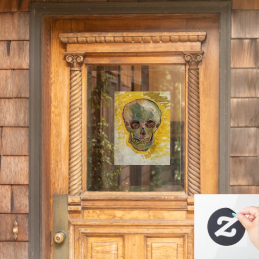 Vincent van Gogh - Skull 1887 #2 Raamsticker (Huis Deur)