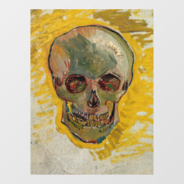 Vincent van Gogh - Skull 1887 #2 Raamsticker