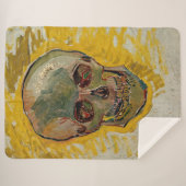 Vincent van Gogh - Skull 1887 #2 Sherpa Deken (Voorkant (horizontaal))