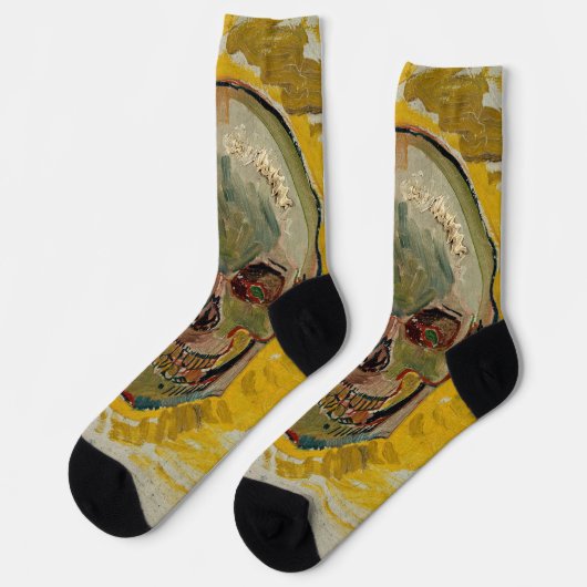 Vincent van Gogh - Skull 1887 #2 Sokken (Links)