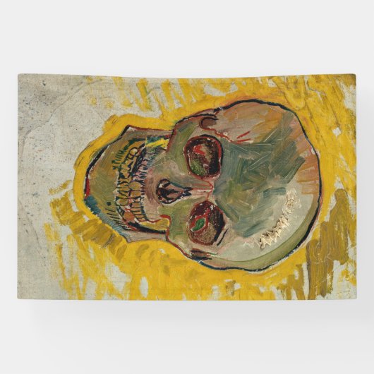 Vincent van Gogh - Skull 1887 #2 Spandoek (Horizontaal)