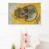 Vincent van Gogh - Skull 1887 #2 Spandoek (Insitu)