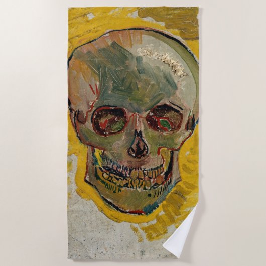 Vincent van Gogh - Skull 1887 #2 Strandlaken (Voorkant)