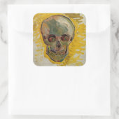 Vincent van Gogh - Skull 1887 #2 Vierkante Sticker (Tas)