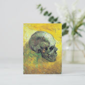 Vincent van Gogh Skull Briefkaart (Staand voorkant)