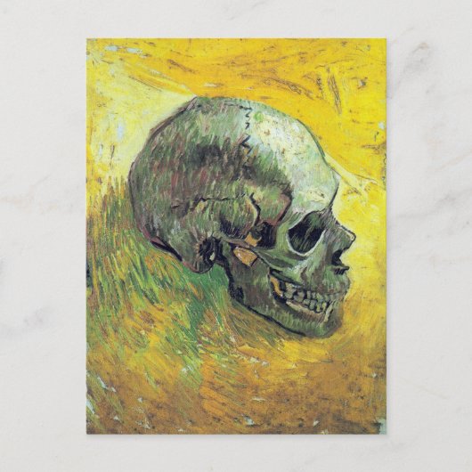 Vincent van Gogh Skull Briefkaart (Voorkant)