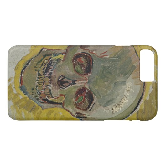 Vincent van Gogh Skull GalleryHD Fine Art Case-Mate iPhone Case (Achterkant (Horizontaal))