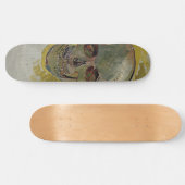 Vincent van Gogh Skull GalleryHD Fine Art Persoonlijk Skateboard (Horizontaal)