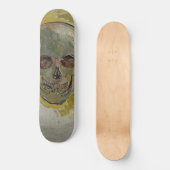Vincent van Gogh Skull GalleryHD Fine Art Persoonlijk Skateboard (Voorkant)