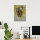 Vincent van Gogh Skull GalleryHD Fine Art Poster (Thuiskantoor)