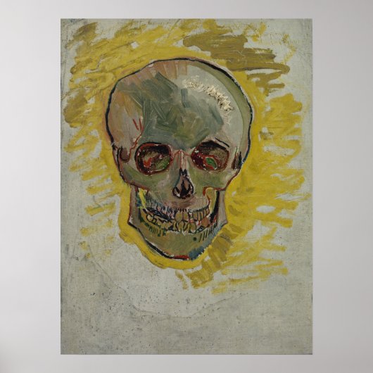 Vincent van Gogh Skull GalleryHD Fine Art Poster (Voorkant)