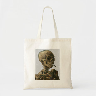 Vincent Van Gogh Skull Halloween-Van Gogh Head of Tote Bag