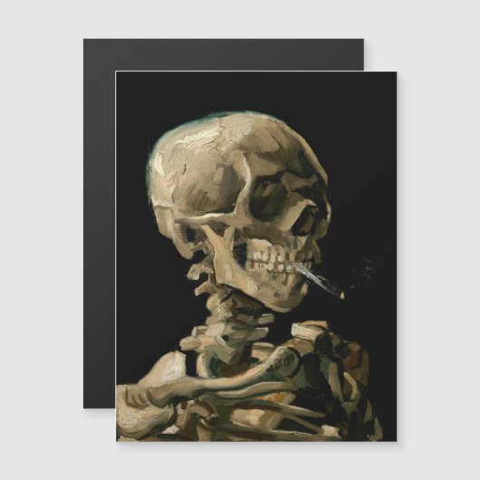 Vincent van Gogh - Skull Magnetic Kaart (Voorkant / Achterkant)