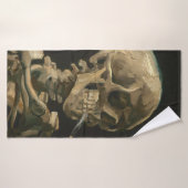 Vincent Van Gogh - Skull met Burning Cigarette Badhanddoek (Badhanddoek)