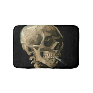 Vincent van Gogh - Skull met Burning Cigarette Badmat