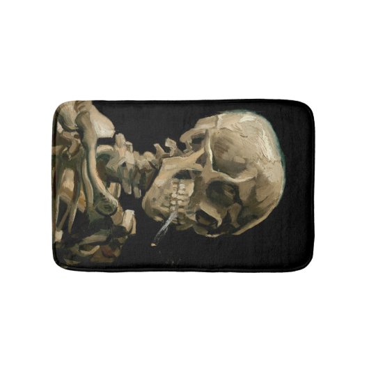 Vincent van Gogh - Skull met Burning Cigarette Badmat (Voorkant)