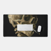 Vincent van Gogh - Skull met Burning Cigarette Bureaumat (Keyboard & Muis)