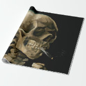 Vincent van Gogh - Skull met Burning Cigarette Cadeaupapier (Uitgerold)