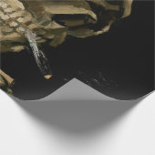 Vincent van Gogh - Skull met Burning Cigarette Cadeaupapier (Hoek)