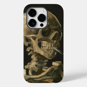 Vincent Van Gogh - Skull met Burning Cigarette Case-Mate iPhone 14 Pro Hoesje