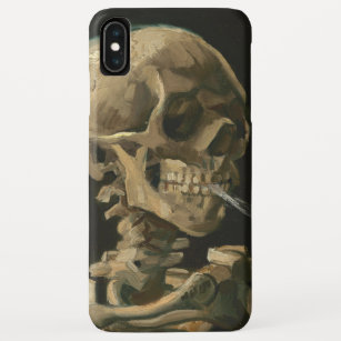 Vincent Van Gogh - Skull met Burning Cigarette Case-Mate iPhone Case