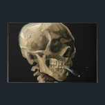 Vincent van Gogh - Skull met Burning Cigarette Deurmat<br><div class="desc">Hoofd van een skelet met een brandende sigaret / schedel met brandende sigaretten / kraan de squelette fumant une sigaret - Vincent van Gogh,  1885</div>