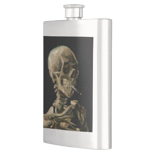 Vincent van Gogh - Skull met Burning Cigarette Flacon (Links)
