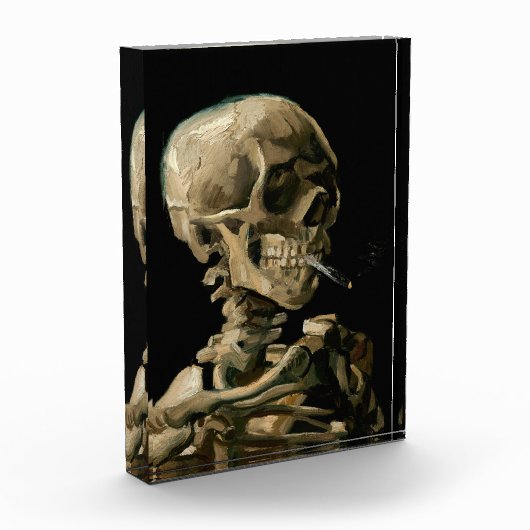 Vincent van Gogh - Skull met Burning Cigarette Fotoblokken (Links)