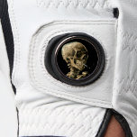 Vincent van Gogh - Skull met Burning Cigarette Golf Handschoen<br><div class="desc">Hoofd van een skelet met een brandende sigaret / schedel met brandende sigaretten / kraan de squelette fumant une sigaret - Vincent van Gogh,  1885</div>