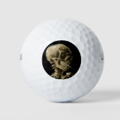 Vincent van Gogh - Skull met Burning Cigarette Golfballen (Voorkant)