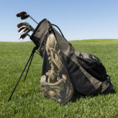 Vincent van Gogh - Skull met Burning Cigarette Golfhanddoek (Groen)