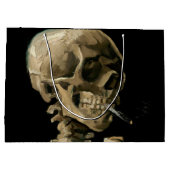 Vincent van Gogh - Skull met Burning Cigarette Groot Cadeauzakje (Achterkant)