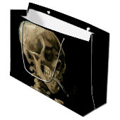 Vincent van Gogh - Skull met Burning Cigarette Groot Cadeauzakje (Voorkant Gekanteld)