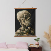 Vincent van Gogh - Skull met Burning Cigarette Hangend Wandkleed (Slaapkamer)