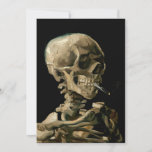 Vincent van Gogh - Skull met Burning Cigarette Kaart<br><div class="desc">Hoofd van een skelet met een brandende sigaret / schedel met brandende sigaretten / kraan de squelette fumant une sigaret - Vincent van Gogh,  1885</div>