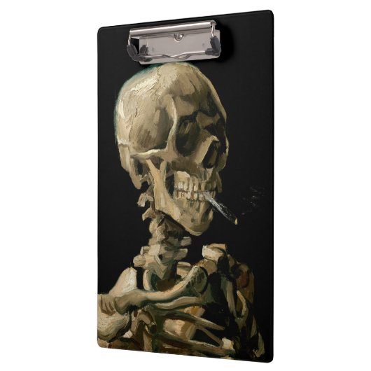 Vincent van Gogh - Skull met Burning Cigarette Klembord (Links)