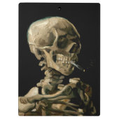 Vincent van Gogh - Skull met Burning Cigarette Klembord (Achterkant)