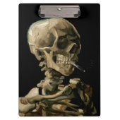 Vincent van Gogh - Skull met Burning Cigarette Klembord (Voorkant)
