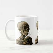 Vincent van Gogh - Skull met Burning Cigarette Koffiemok (Links)