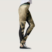 Vincent van Gogh - Skull met Burning Cigarette Leggings (Rechts)