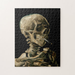 Vincent van Gogh - Skull met Burning Cigarette Legpuzzel