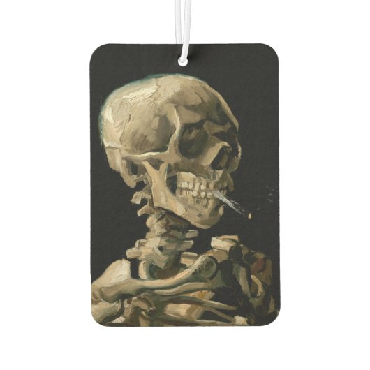 Vincent van Gogh - Skull met Burning Cigarette Luchtverfrisser (Achterkant)