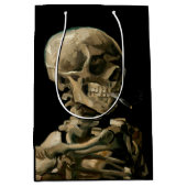Vincent van Gogh - Skull met Burning Cigarette Medium Cadeauzakje (Voorkant)