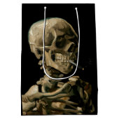 Vincent van Gogh - Skull met Burning Cigarette Medium Cadeauzakje (Achterkant)