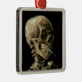 Vincent van Gogh - Skull met Burning Cigarette Metalen Ornament (Rechts)
