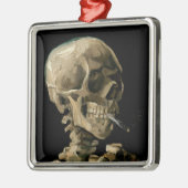Vincent van Gogh - Skull met Burning Cigarette Metalen Ornament (Links)